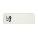 Search for cairn terrier return address labels Pet