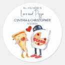 Search for love is all you need stickers Pizza