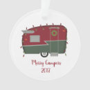 Search for happy camper christmas tree decorations Vintage