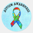Search for autism ribbon stickers Pieces