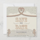Search for hearts sand save the dates Modern