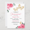 Search for mariposa invitations Pink