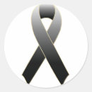 Search for black awareness ribbon stickers Health