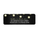 Search for twinkle lights return address labels Rustic