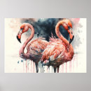 Search for tropical flamingo posters Pink