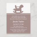Search for rocking horse baby shower invitations Minimalist