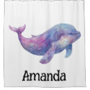 Search for whale shower curtains Animal