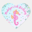 Search for cute seahorse stickers Birthday party