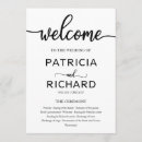 Search for order of service wedding programmes Chic