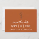 Search for terracotta wedding save the dates Rustic