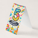 Search for five years old cards Fifth