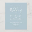 Search for light blue wedding invitations Typography