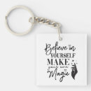 Search for positive reminder key rings For her
