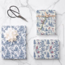 Search for chinoiserie christmas wrapping paper Santa