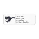 Search for tuxedo cat return address labels Animal