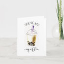 Search for bubbling note cards Boba tea