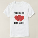 Search for two heart tshirts Anniversary