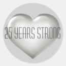 Search for 25 years stickers Silver anniversary