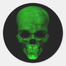 Search for green skull stickers Creepy