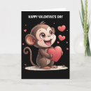 Search for monkey valentines day cards Happy