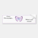 Search for fibromyalgia bumper stickers Butterfly