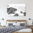 Search for abstract black and white canvas prints Background