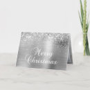 Search for shiny christmas cards Silver
