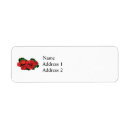 Search for geraniums return address labels Floral