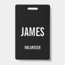 Search for event volunteer id badges Modern
