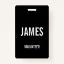 Search for event volunteer id badges Modern