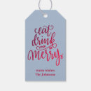 Search for christmas drink gift tags Red