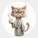 Search for need coffee stickers Cat