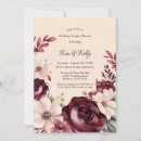 Search for cream burgundy wedding invitations Flower