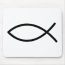 Search for jesus fish mousepads Symbol