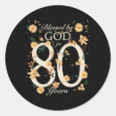 Search for birthday blessings stickers 80 years