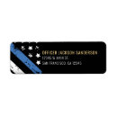 Search for cop return address labels Policeman
