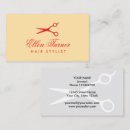 Search for hair cut business cards Hairdresser