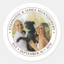 Search for pet wedding stickers elegant