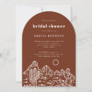 Search for cactus bridal shower invitations Wild west