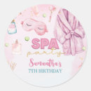 Search for spa birthday stickers Watercolor