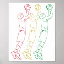 Search for basketball player art Vintage
