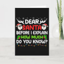 Search for dear santa i can explain cards Cats