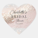 Search for heart bridal shower stickers White