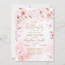 Search for butterflies baby shower invitations Butterfly