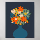 Search for blue vase art Retro