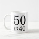 Search for 50th birthday mugs Minimalist
