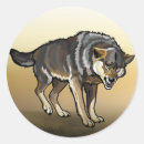 Search for gray wolf stickers Predator