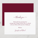 Search for burgundy thank you cards Elegant