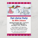 Search for guys diaper party invitations Dadchelor