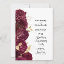 Search for burgundy anniversary invitations Flowers